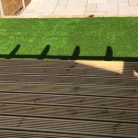 Decking that has been installed by our team